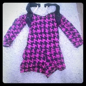 Black and Pink One Piece Jazz costume